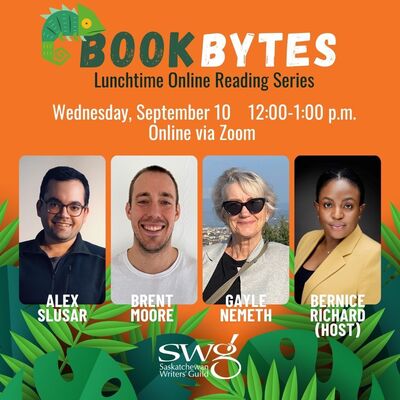 Gayle Nemeth for Bookbytes Saskatchewan